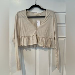 Never worn urban outfitters off-white top